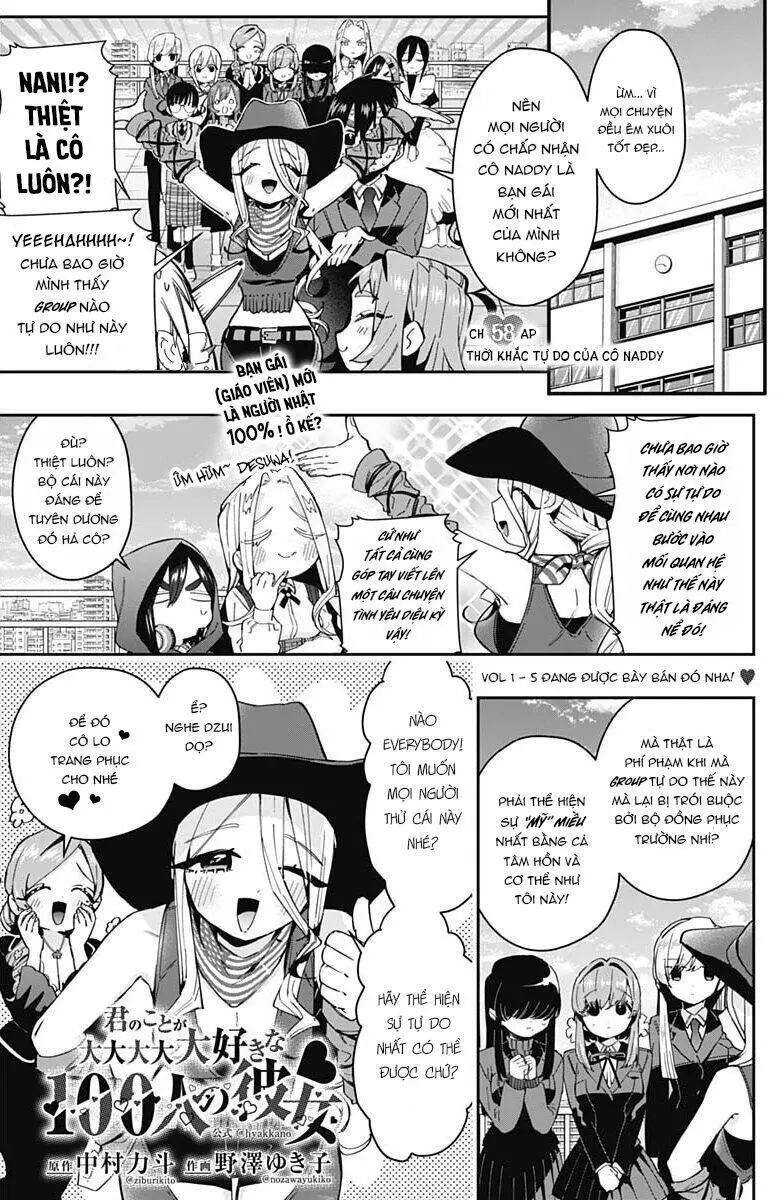 Kimi No Koto Ga Dai Dai Dai Dai Daisuki Na 100-Ri No Kanojo Nettruyen ZZZ Chương 58 Page 1