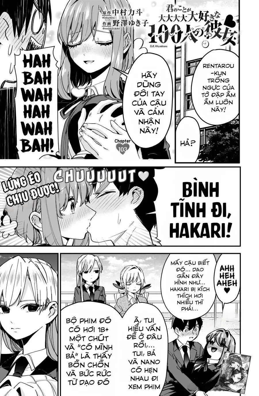 Kimi No Koto Ga Dai Dai Dai Dai Daisuki Na 100-Ri No Kanojo Nettruyen ZZZ Chương 103 Page 3