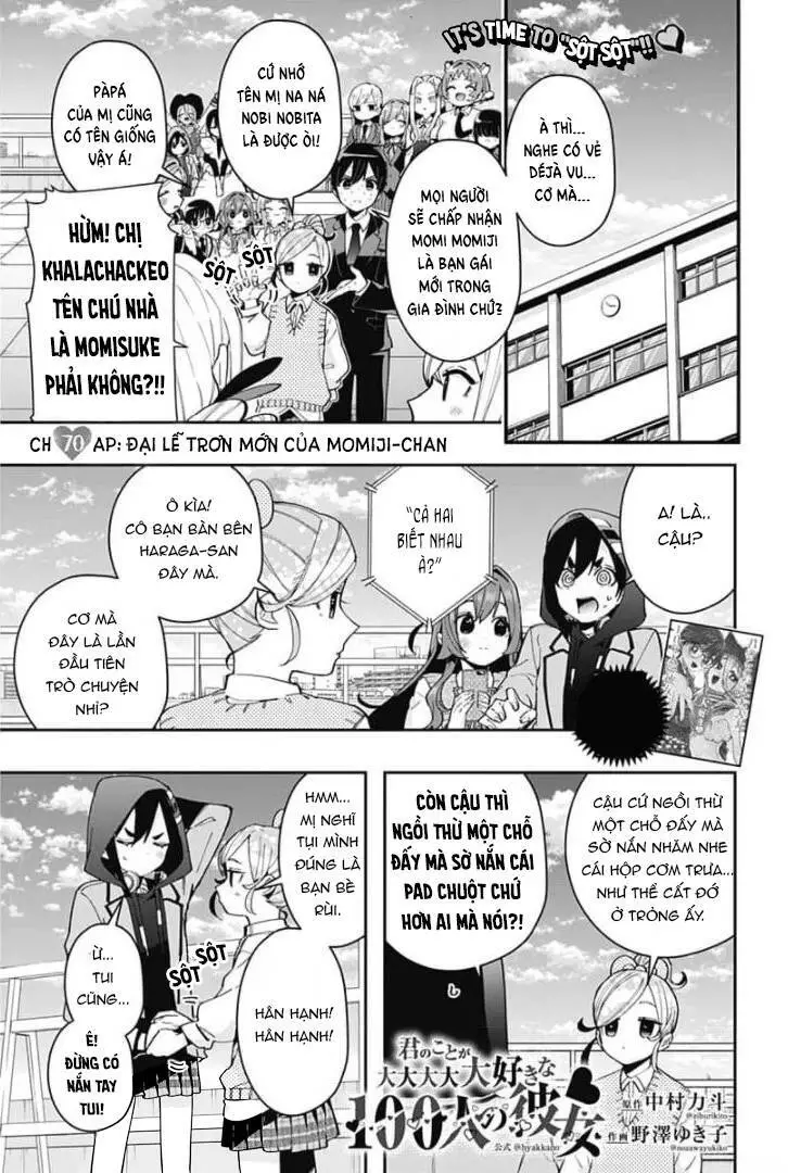 Kimi No Koto Ga Dai Dai Dai Dai Daisuki Na 100-Ri No Kanojo Nettruyen ZZZ Chương 70 Page 2