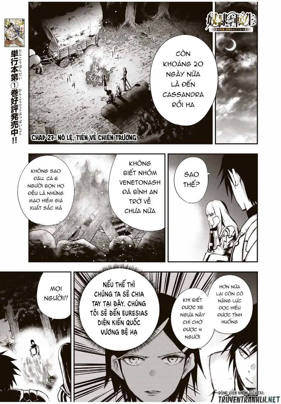 Dorei Tensei: Sono Dorei, Saikyou No Moto Ouji Ni Tsuki Nettruyen ZZZ Chương 27 Page 3