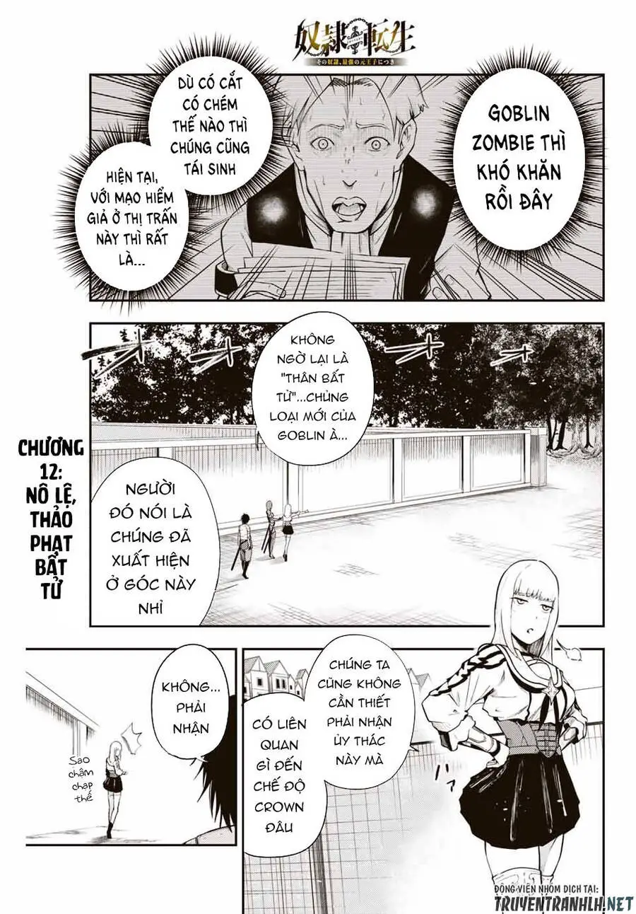 Dorei Tensei: Sono Dorei, Saikyou No Moto Ouji Ni Tsuki Nettruyen ZZZ Chương 12 Page 3