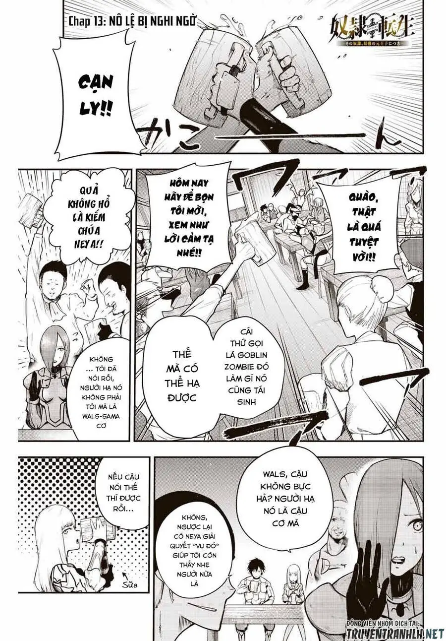 Dorei Tensei: Sono Dorei, Saikyou No Moto Ouji Ni Tsuki Nettruyen ZZZ Chương 13 Page 3
