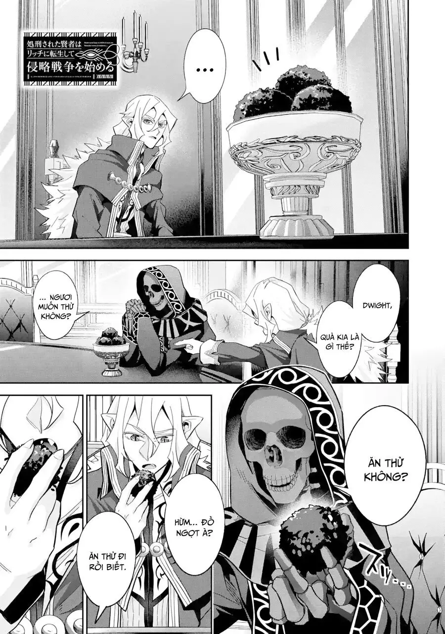Shokei Sareta Kenja Wa Lich Ni Tensei Shite Shinryaku Sensou Wo Hajimaru Nettruyen ZZZ Chương 43 Page 2