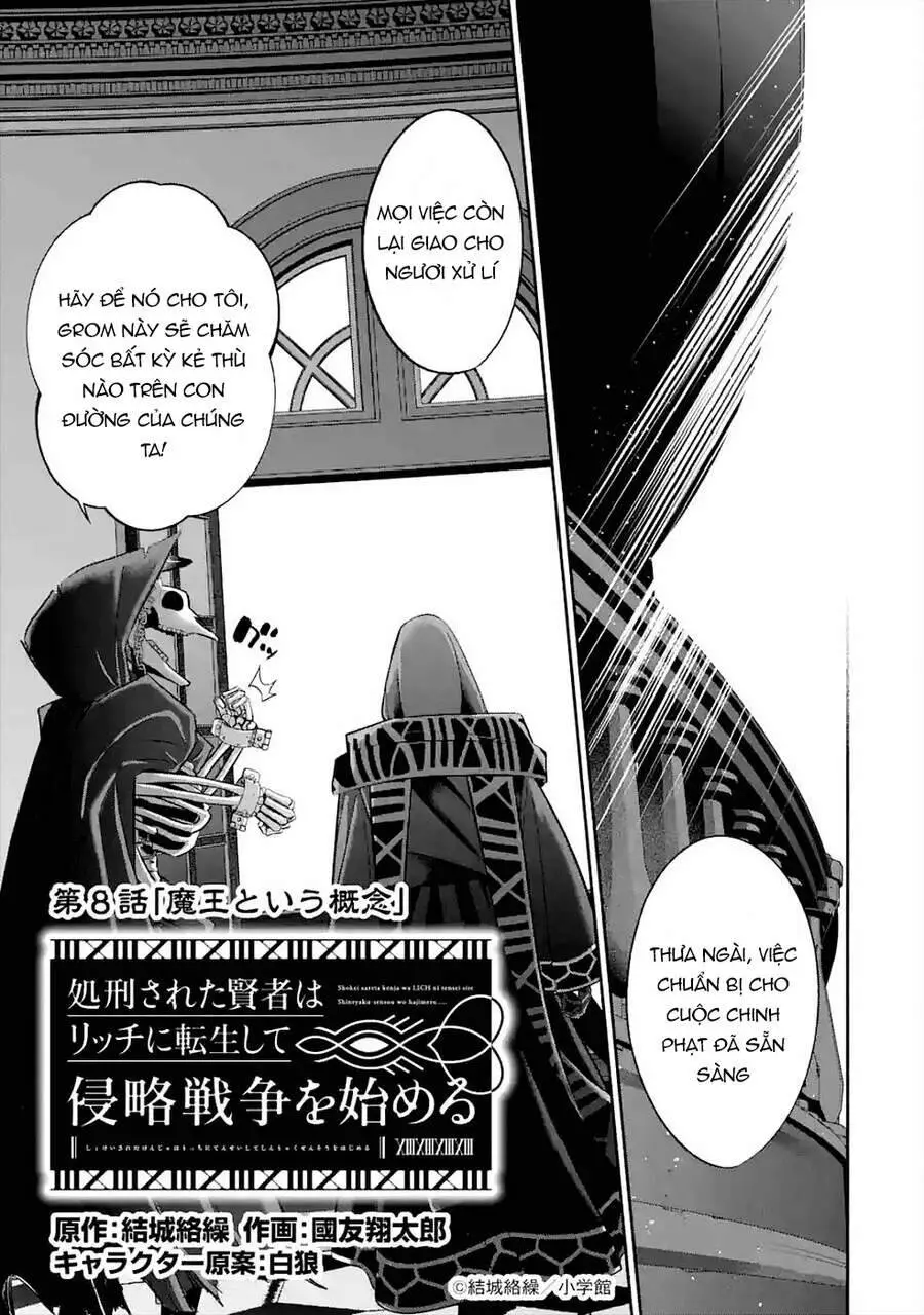Shokei Sareta Kenja Wa Lich Ni Tensei Shite Shinryaku Sensou Wo Hajimaru Nettruyen ZZZ Chương 8 Page 3