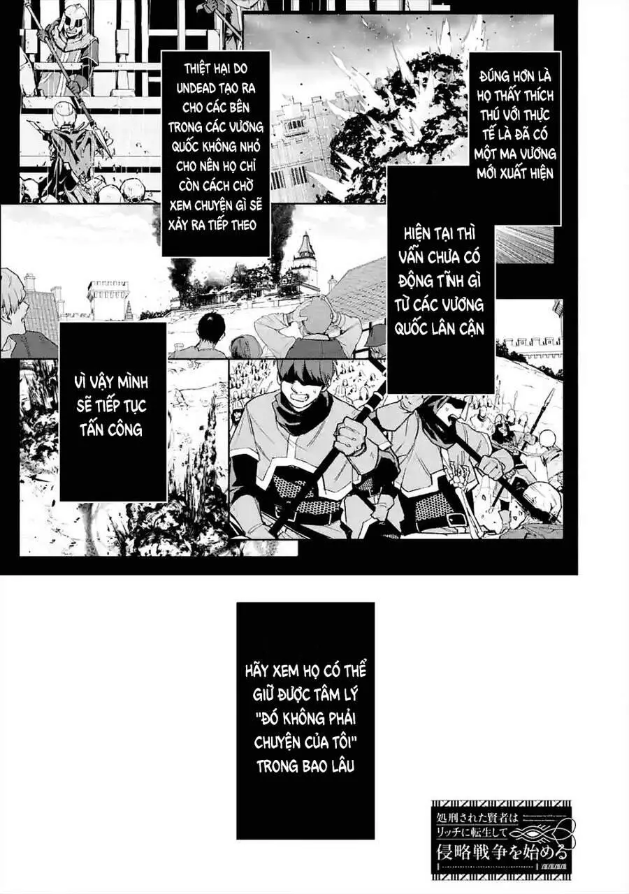 Shokei Sareta Kenja Wa Lich Ni Tensei Shite Shinryaku Sensou Wo Hajimaru Nettruyen ZZZ Chương 7.1 Page 3