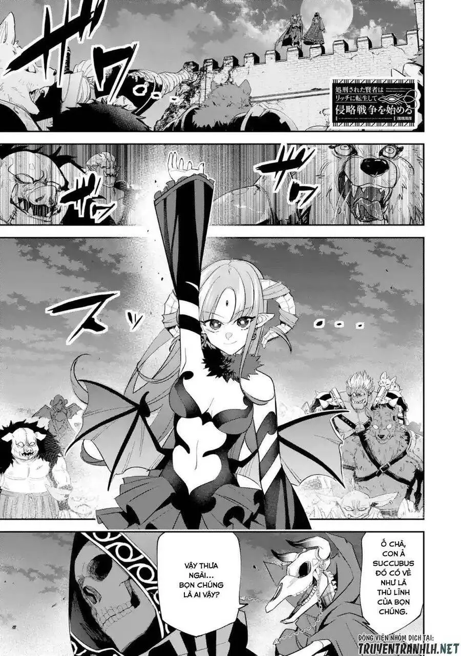 Shokei Sareta Kenja Wa Lich Ni Tensei Shite Shinryaku Sensou Wo Hajimaru Nettruyen ZZZ Chương 6 Page 2