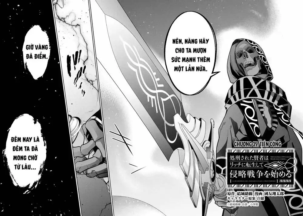 Shokei Sareta Kenja Wa Lich Ni Tensei Shite Shinryaku Sensou Wo Hajimaru Nettruyen ZZZ Chương 35 Page 5