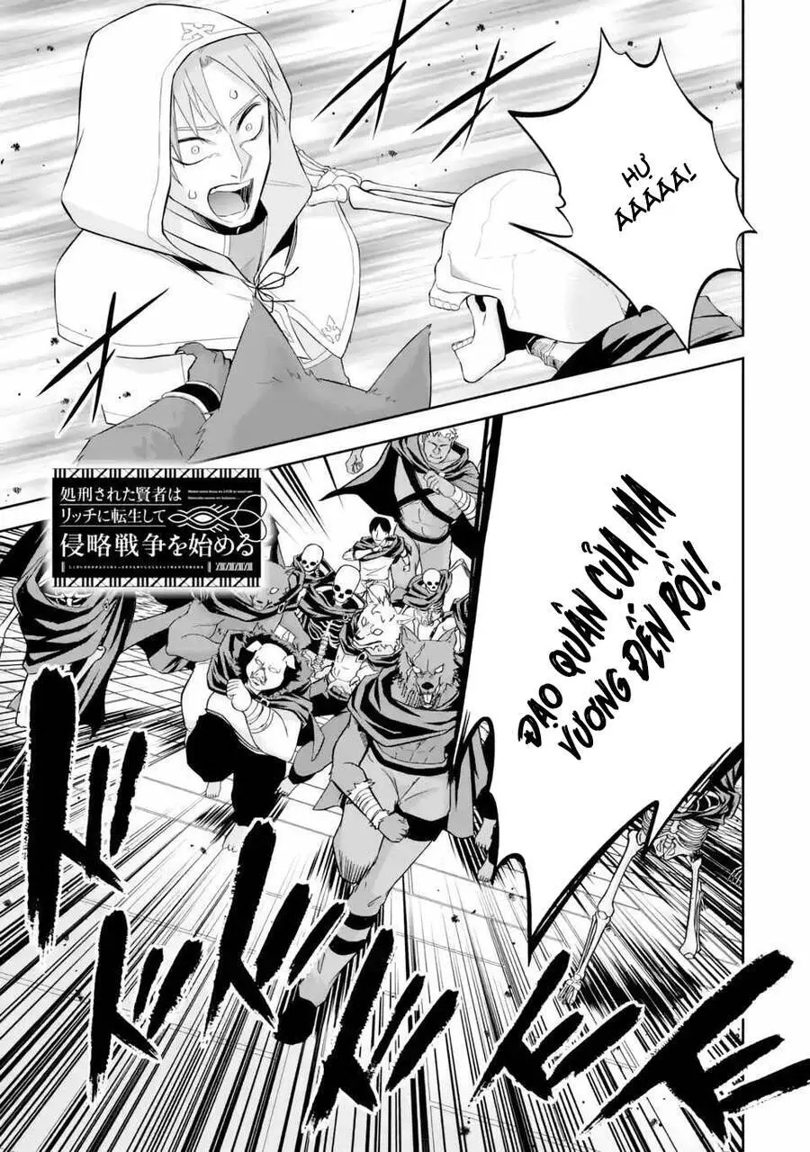 Shokei Sareta Kenja Wa Lich Ni Tensei Shite Shinryaku Sensou Wo Hajimaru Nettruyen ZZZ Chương 22 Page 2