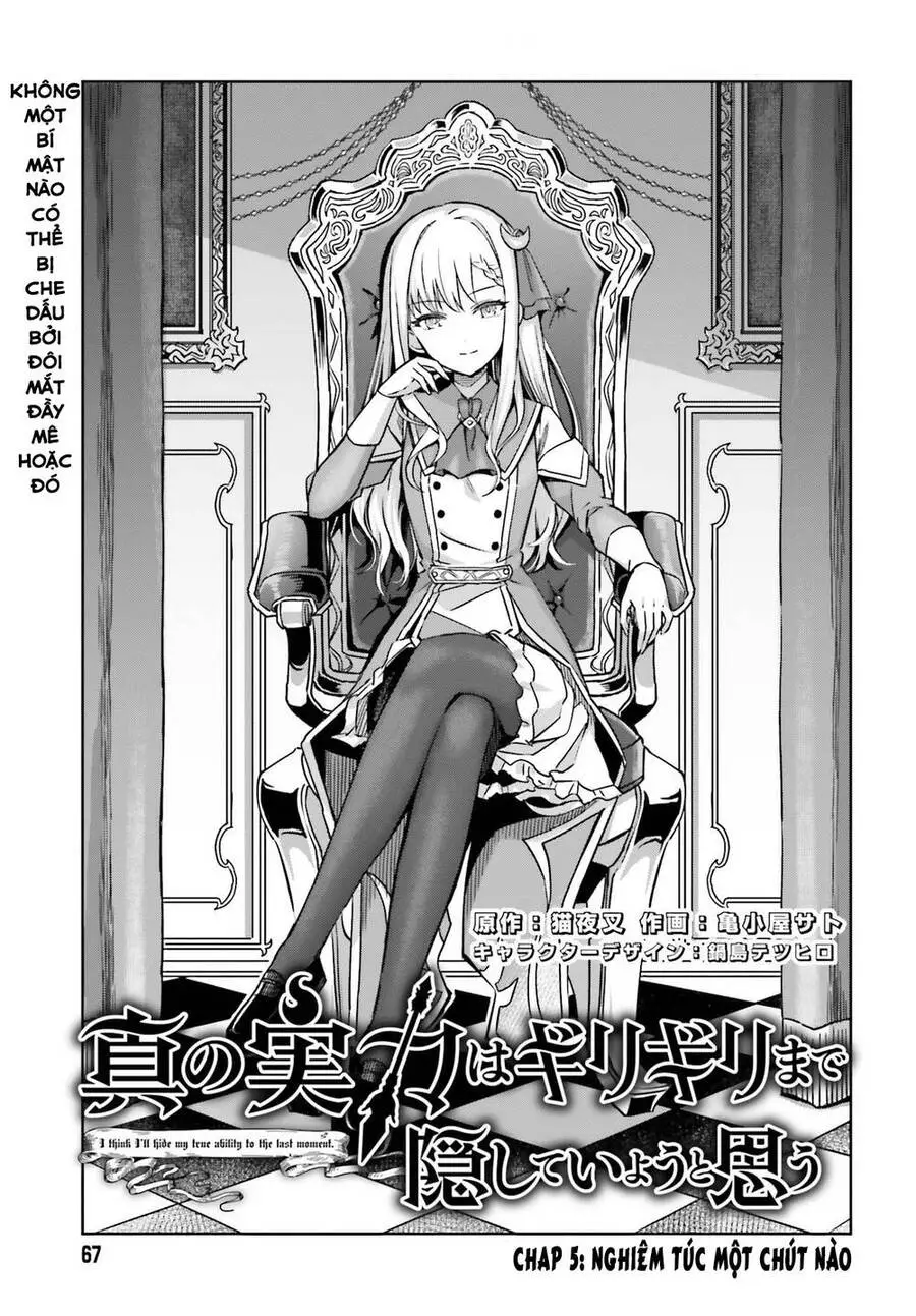 Shin No Jitsuryoku Wa Girigiri Made Kakushite Iyou To Omou Nettruyen ZZZ Chương 5 Page 1