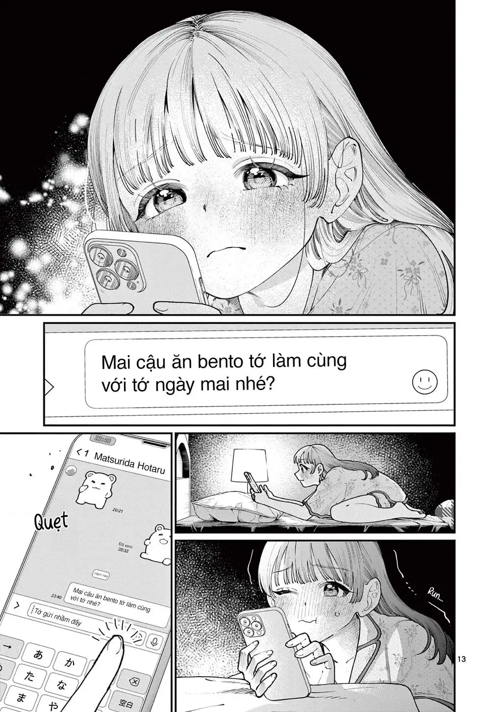 Tình Yêu Màu Lam Nhà Wakaba Nettruyen ZZZ Chương 14 Page 14
