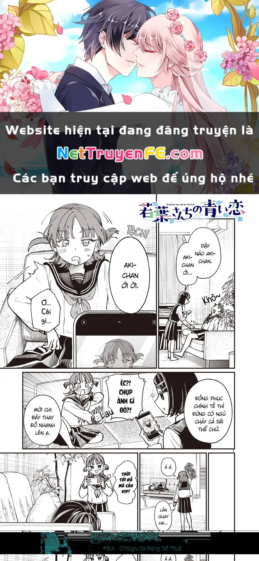 Tình Yêu Màu Lam Nhà Wakaba Nettruyen ZZZ Chương 3.5 Page 2