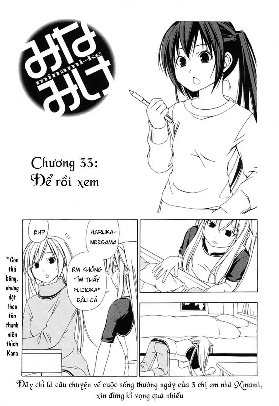 Minami-Ke Nettruyen ZZZ Chương 33 Page 3