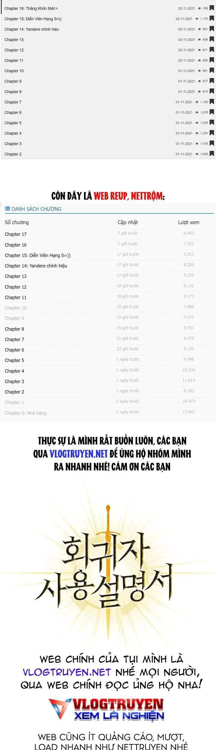 Kí Sự Hồi Quy Nettruyen ZZZ Chương 18 Page 2