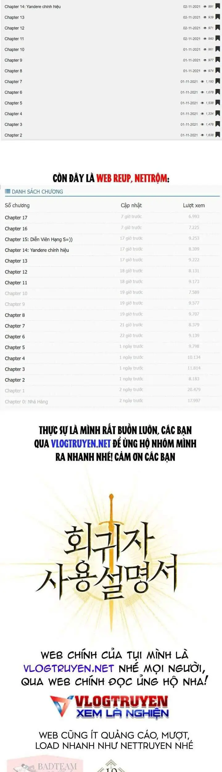 Kí Sự Hồi Quy Nettruyen ZZZ Chương 19 Page 2