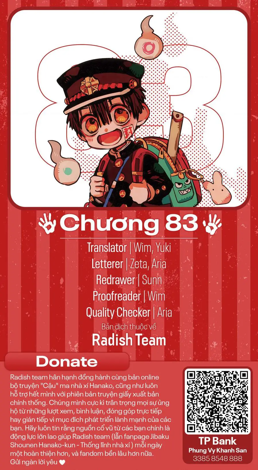 Hanako-Kun Nhà Xí Nettruyen ZZZ Chuong 83 Page 1