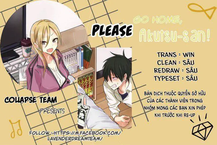 Please Go Home, Akutsu-San! Nettruyen ZZZ Chương 7 Page 2
