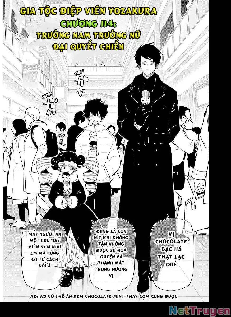 Gia Tộc Điệp Viên Yozakura Nettruyen ZZZ Chương 114 Page 1