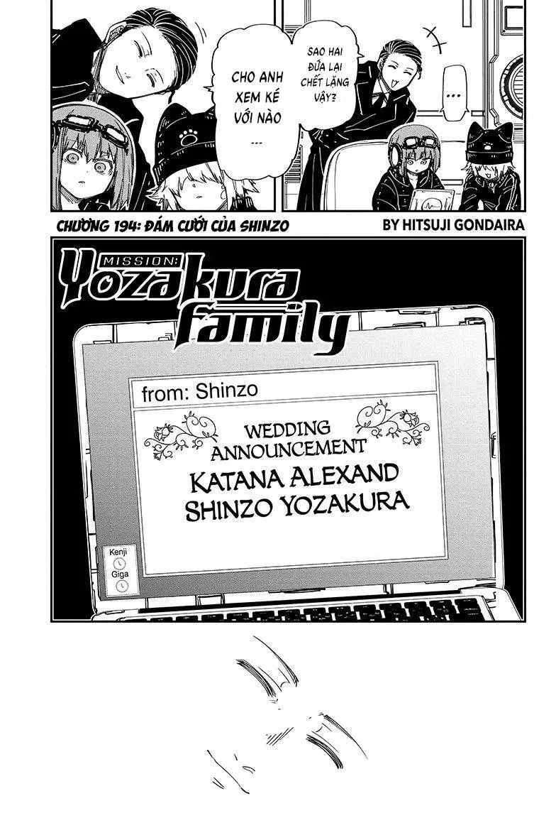Gia Tộc Điệp Viên Yozakura Nettruyen ZZZ Chương 194 Page 3