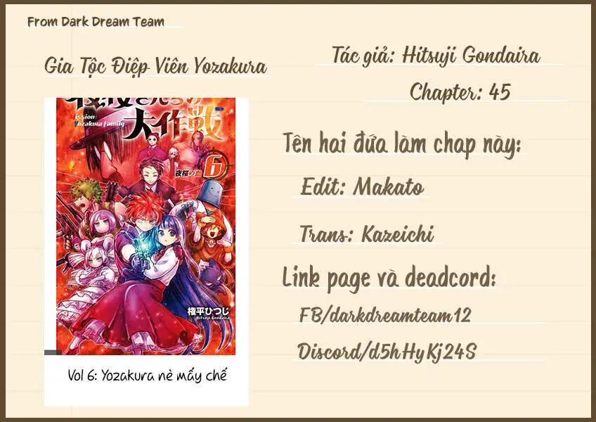 Gia Tộc Điệp Viên Yozakura Nettruyen ZZZ Chương 45 Page 1