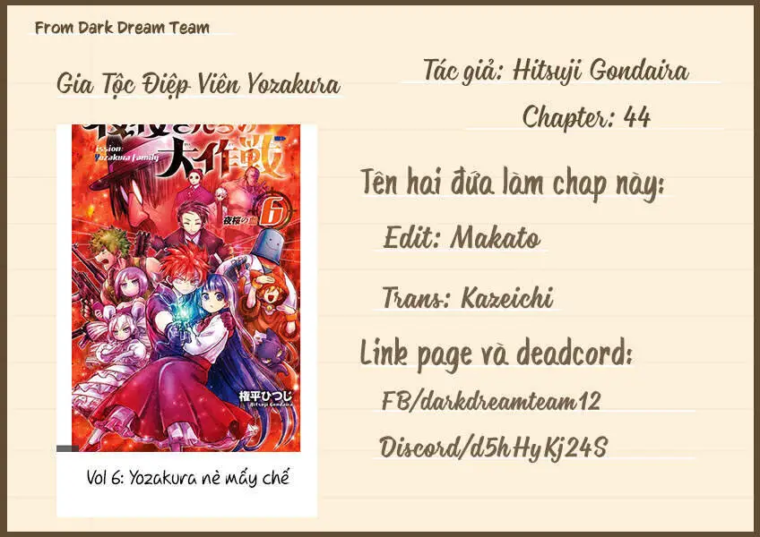 Gia Tộc Điệp Viên Yozakura Nettruyen ZZZ Chương 44 Page 1