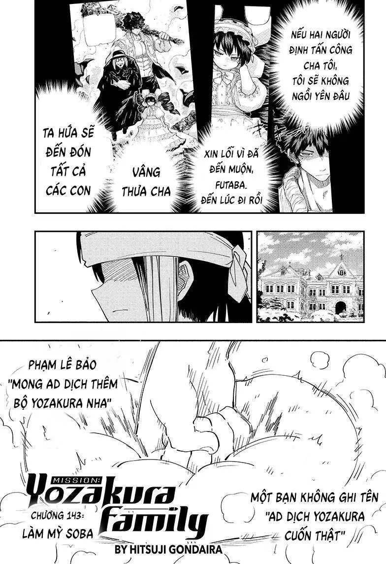 Gia Tộc Điệp Viên Yozakura Nettruyen ZZZ Chương 143 Page 1