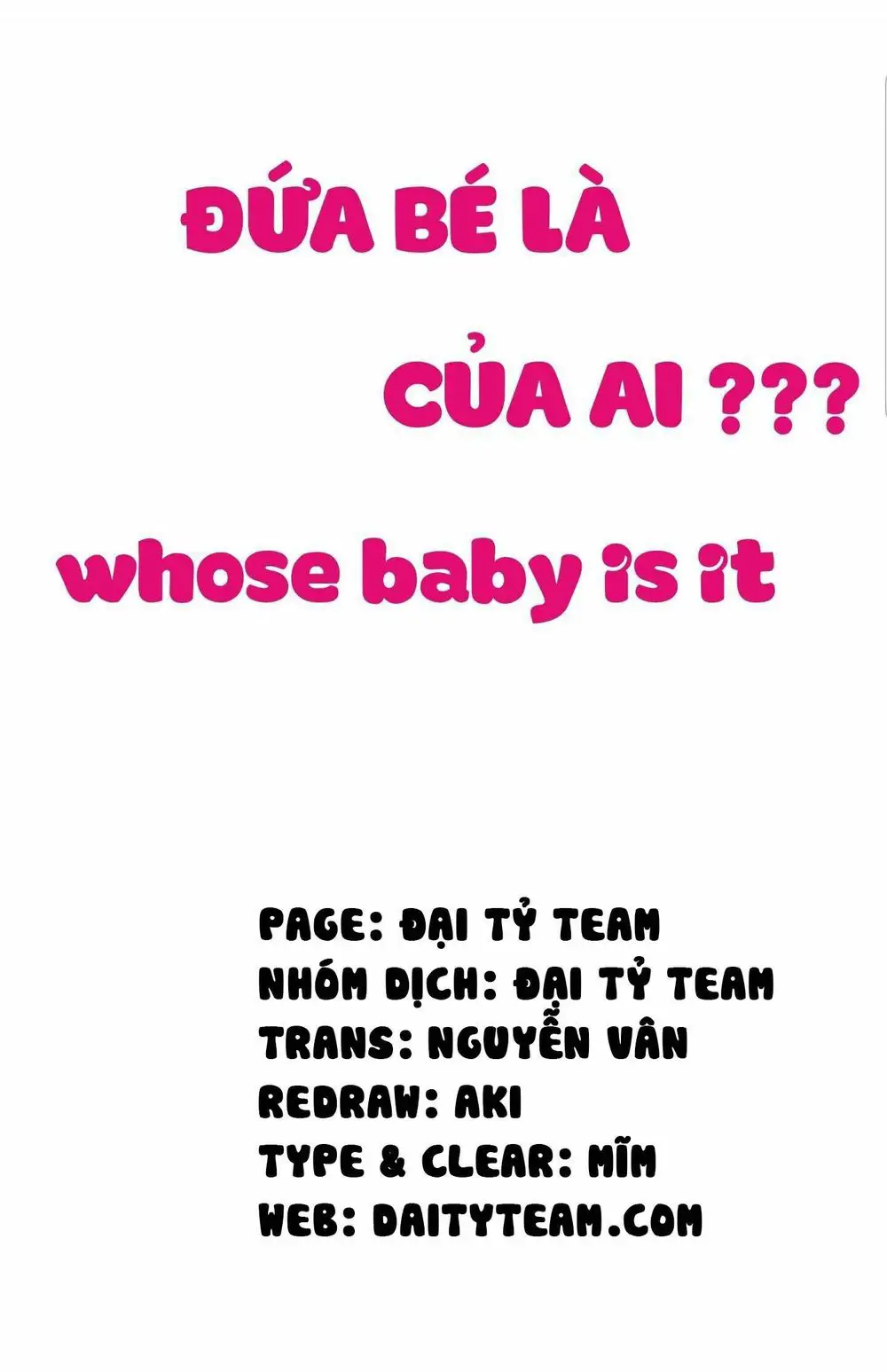 Đứa Bé Là Của Ai ???? Nettruyen ZZZ Chương 92 Page 1