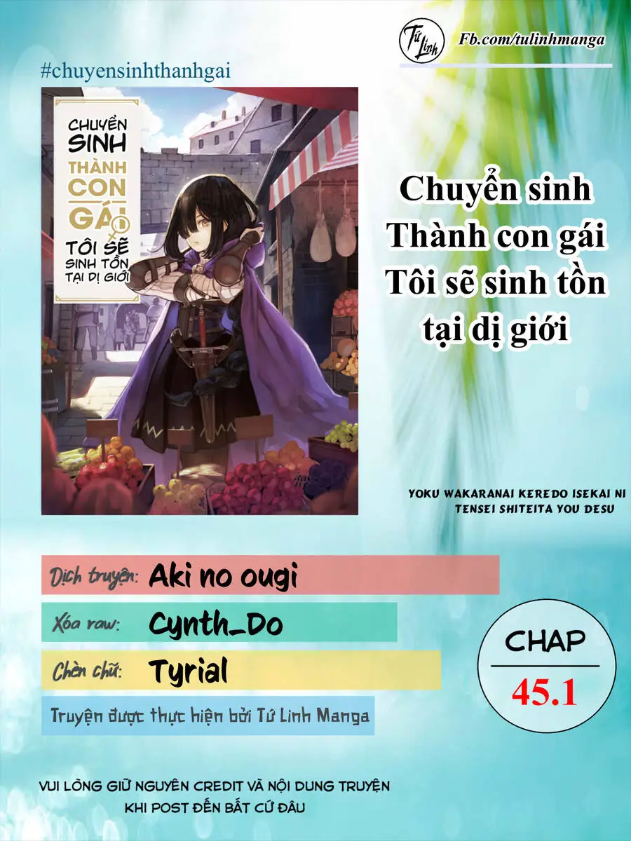 Chuyển Sinh Thành Con Gái, Tôi Sẽ Sinh Tồn Tại Dị Giới Nettruyen ZZZ Chương 45.1 Page 2