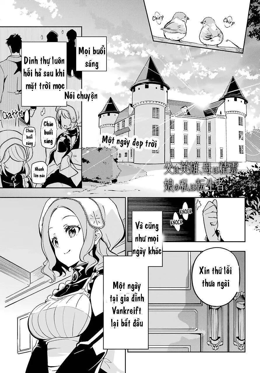 Chichi Wa Eiyuu, Haha Wa Seirei, Musume No Watashi Wa Tenseisha Nettruyen ZZZ Chương 23 Page 2