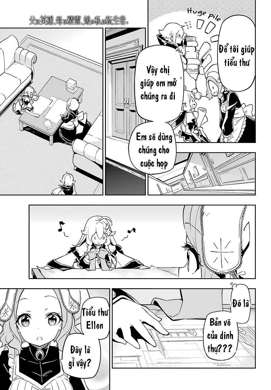 Chichi Wa Eiyuu, Haha Wa Seirei, Musume No Watashi Wa Tenseisha Nettruyen ZZZ Chương 23 Page 10