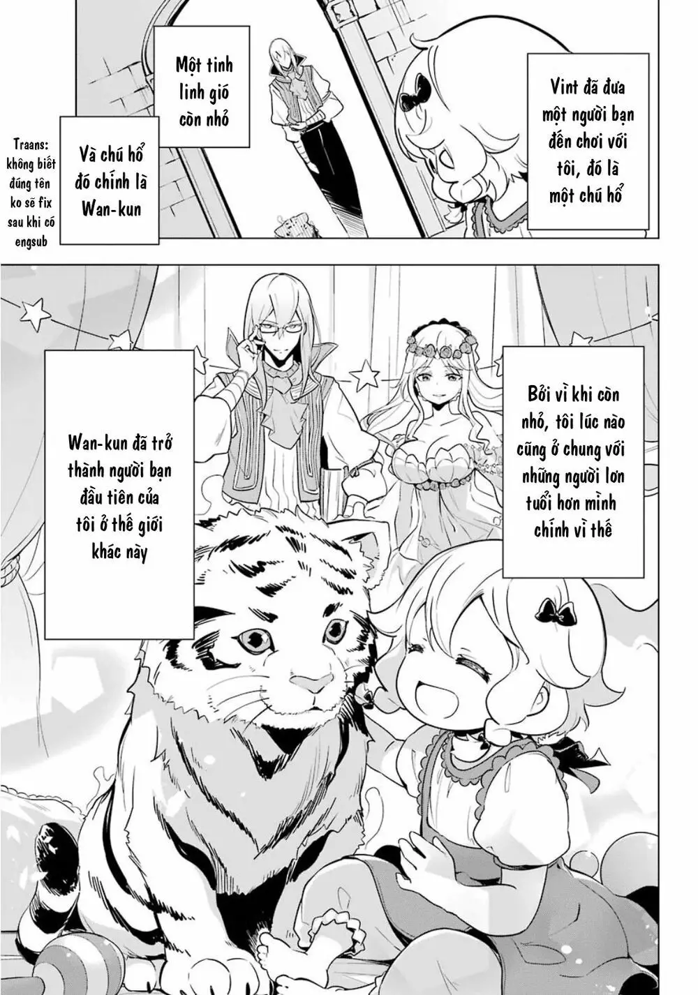Chichi Wa Eiyuu, Haha Wa Seirei, Musume No Watashi Wa Tenseisha Nettruyen ZZZ Chương 19.5 Page 6