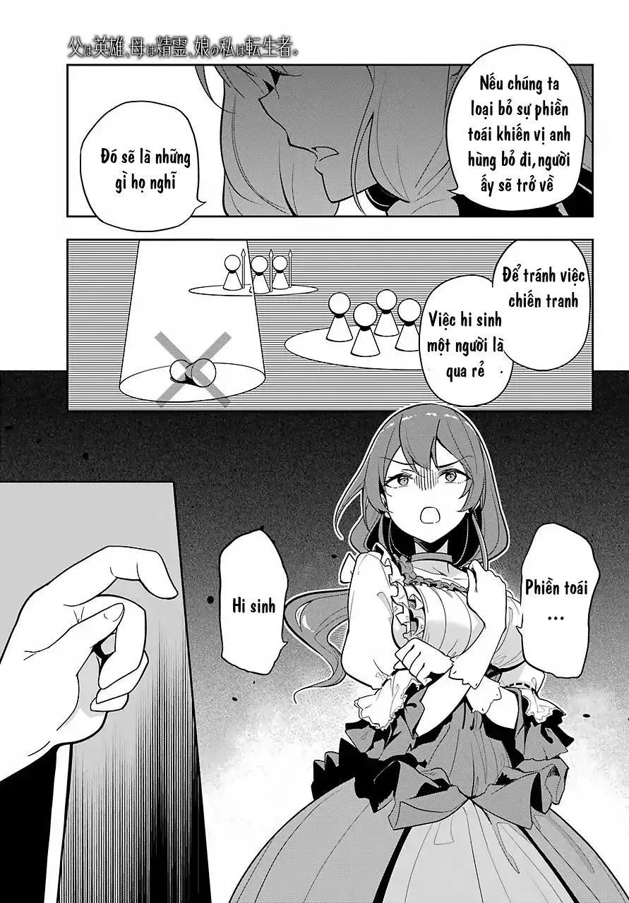 Chichi Wa Eiyuu, Haha Wa Seirei, Musume No Watashi Wa Tenseisha Nettruyen ZZZ Chương 15 Page 12