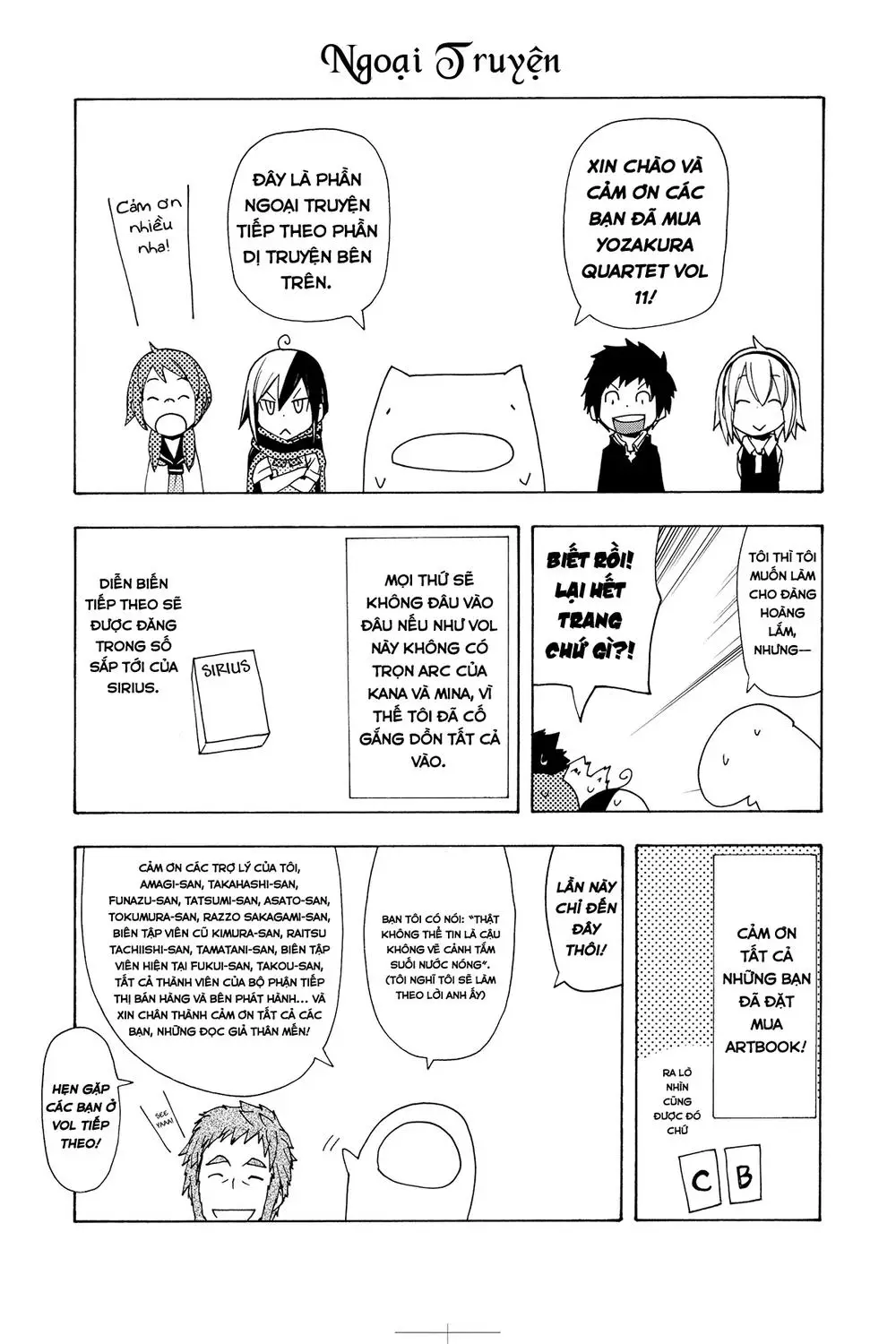 Yozakura Quartet Nettruyen ZZZ Chương 62.5 Page 3