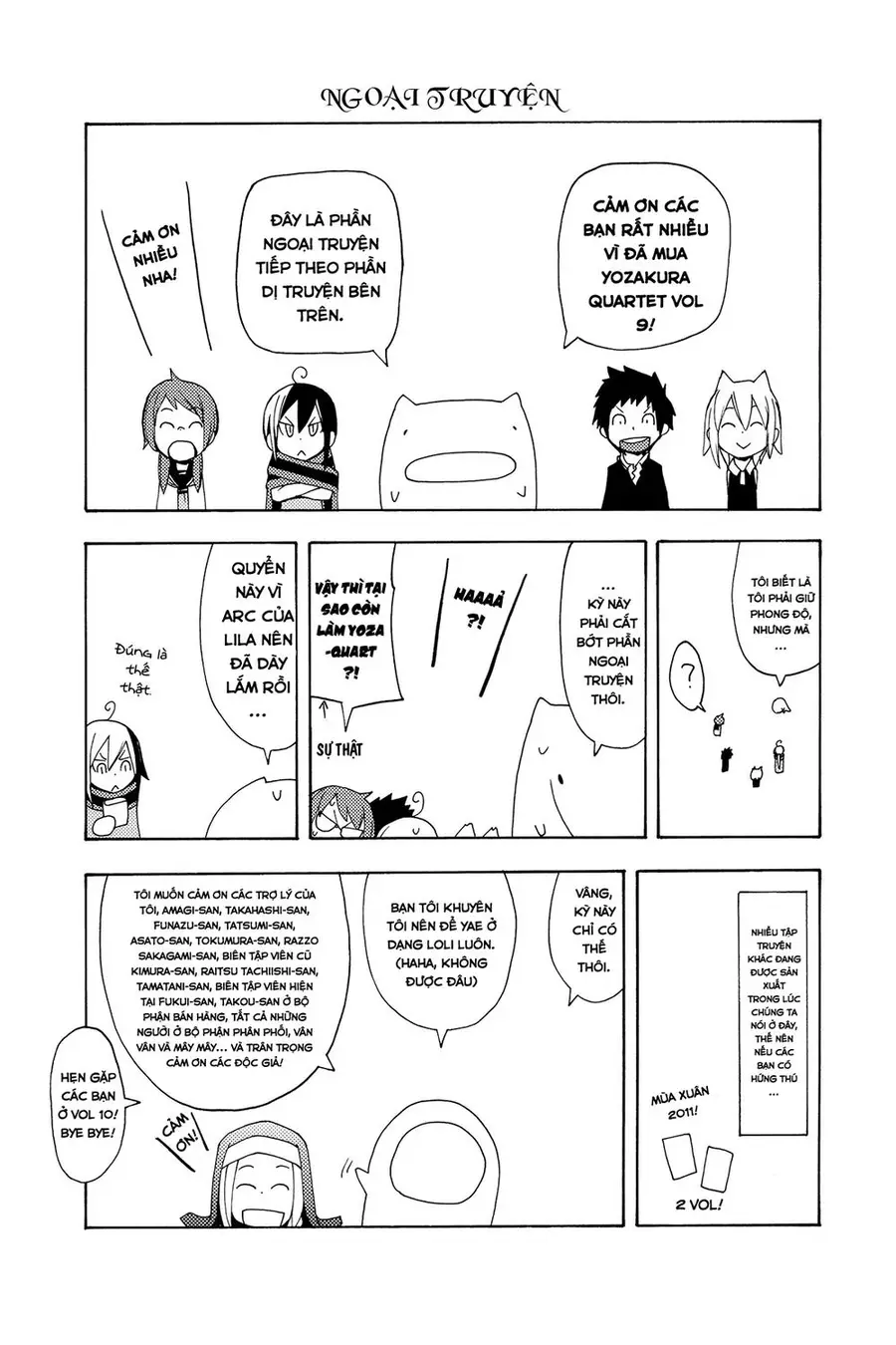 Yozakura Quartet Nettruyen ZZZ Chương 50.5 Page 7