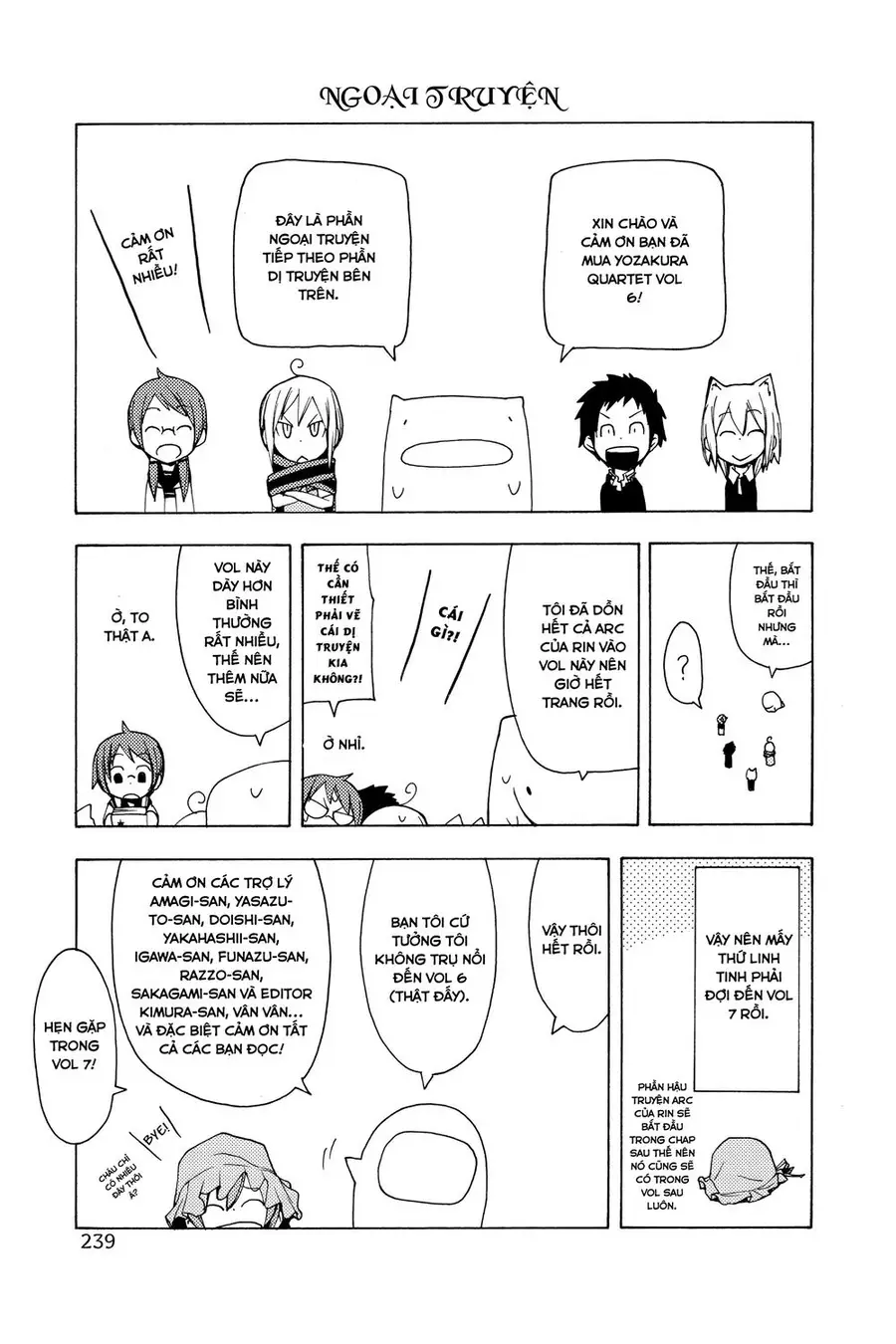 Yozakura Quartet Nettruyen ZZZ Chương 33.5 Page 3