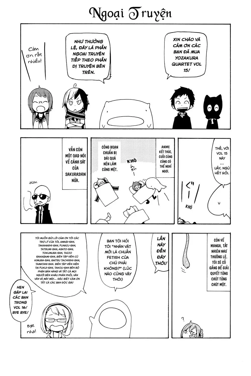 Yozakura Quartet Nettruyen ZZZ Chương 85.5 Page 8