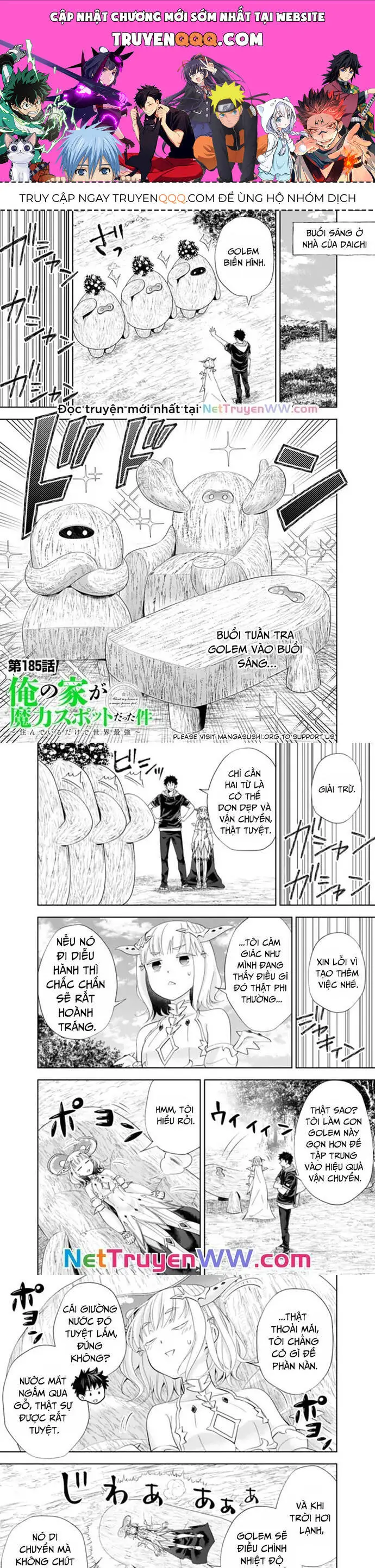 Ore No Ie Ga Maryoku Spot Datta Ken: Sundeiru Dake De Sekai Saikyou Nettruyen ZZZ Chương 185 Page 1