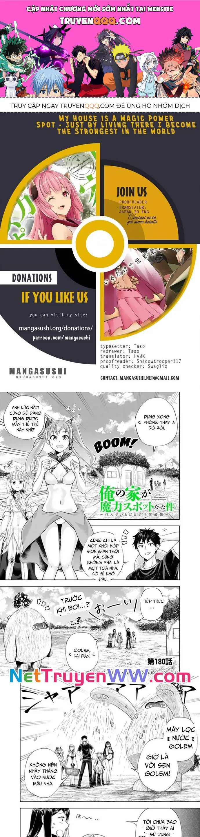 Ore No Ie Ga Maryoku Spot Datta Ken: Sundeiru Dake De Sekai Saikyou Nettruyen ZZZ Chương 180 Page 1