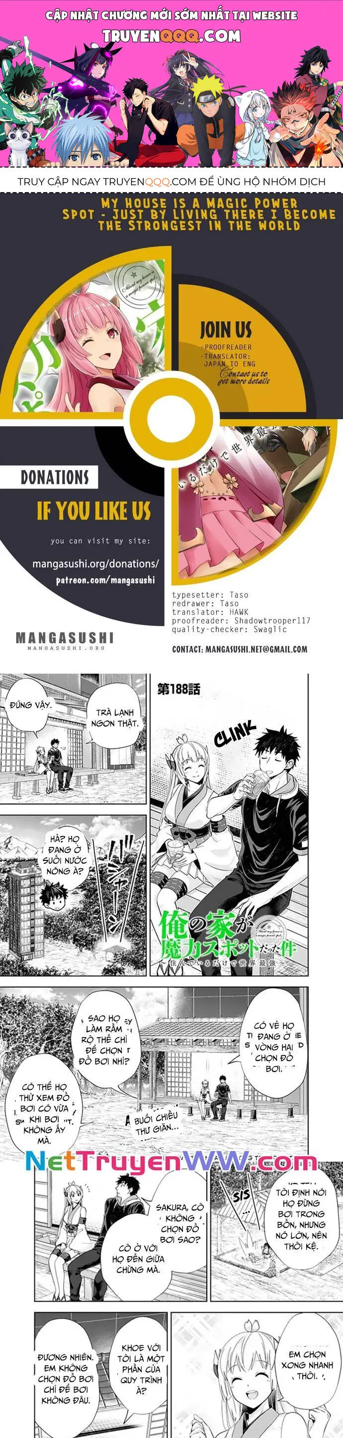 Ore No Ie Ga Maryoku Spot Datta Ken: Sundeiru Dake De Sekai Saikyou Nettruyen ZZZ Chương 188 Page 1