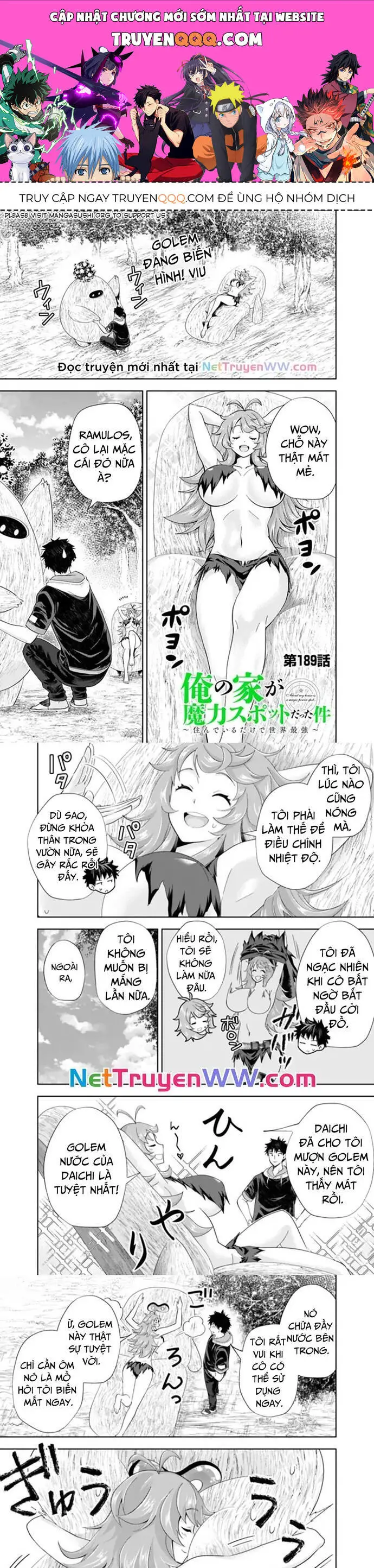 Ore No Ie Ga Maryoku Spot Datta Ken: Sundeiru Dake De Sekai Saikyou Nettruyen ZZZ Chương 189 Page 1