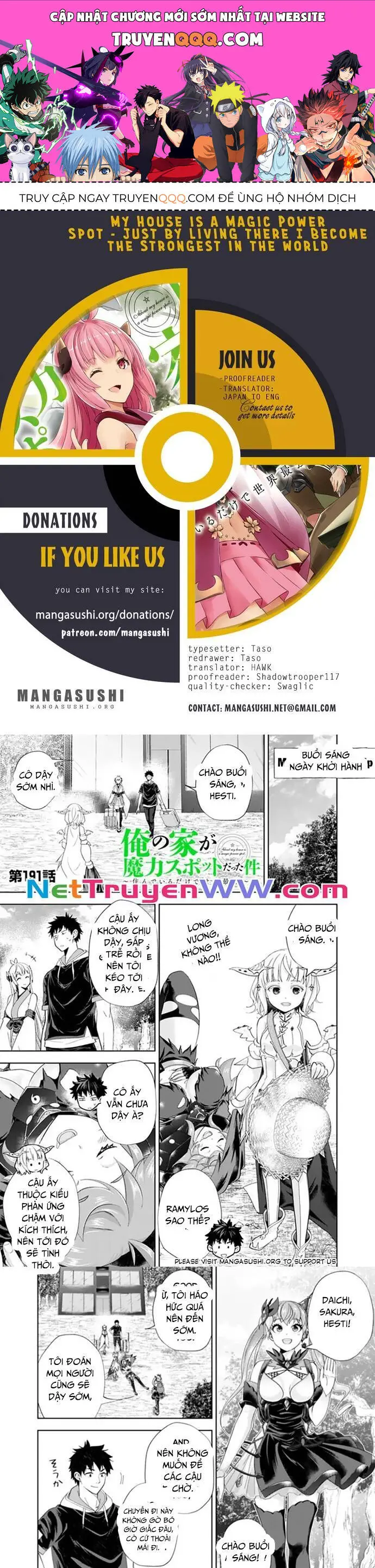 Ore No Ie Ga Maryoku Spot Datta Ken: Sundeiru Dake De Sekai Saikyou Nettruyen ZZZ Chương 191 Page 1