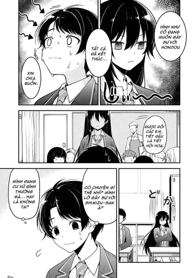 Tonari No Seki No Yankee Shimizu-San Ga Kami O Kuroku Sometekita Nettruyen ZZZ Chương 1 Page 11