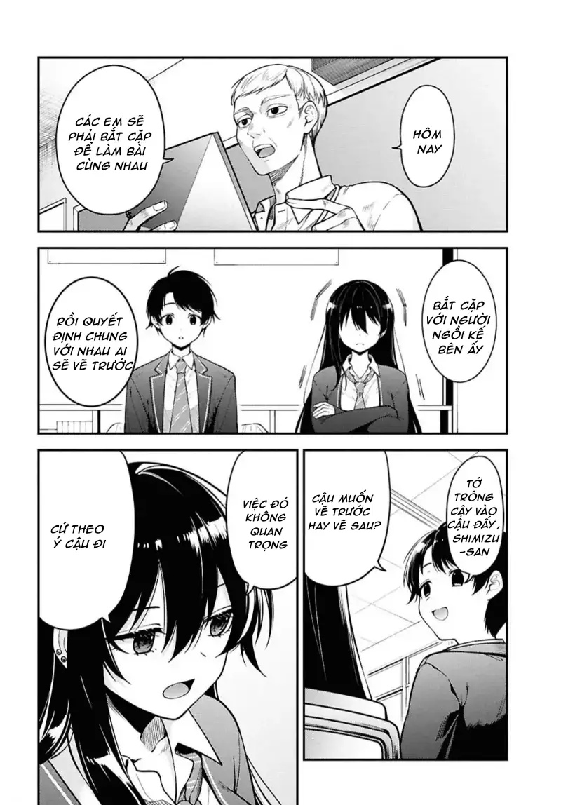 Tonari No Seki No Yankee Shimizu-San Ga Kami O Kuroku Sometekita Nettruyen ZZZ Chương 1 Page 12
