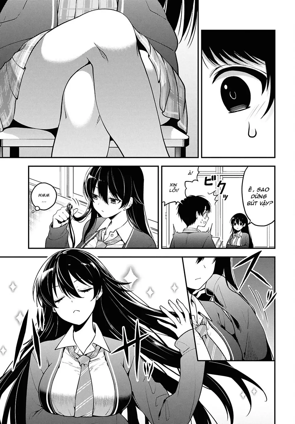 Tonari No Seki No Yankee Shimizu-San Ga Kami O Kuroku Sometekita Nettruyen ZZZ Chương 1 Page 15