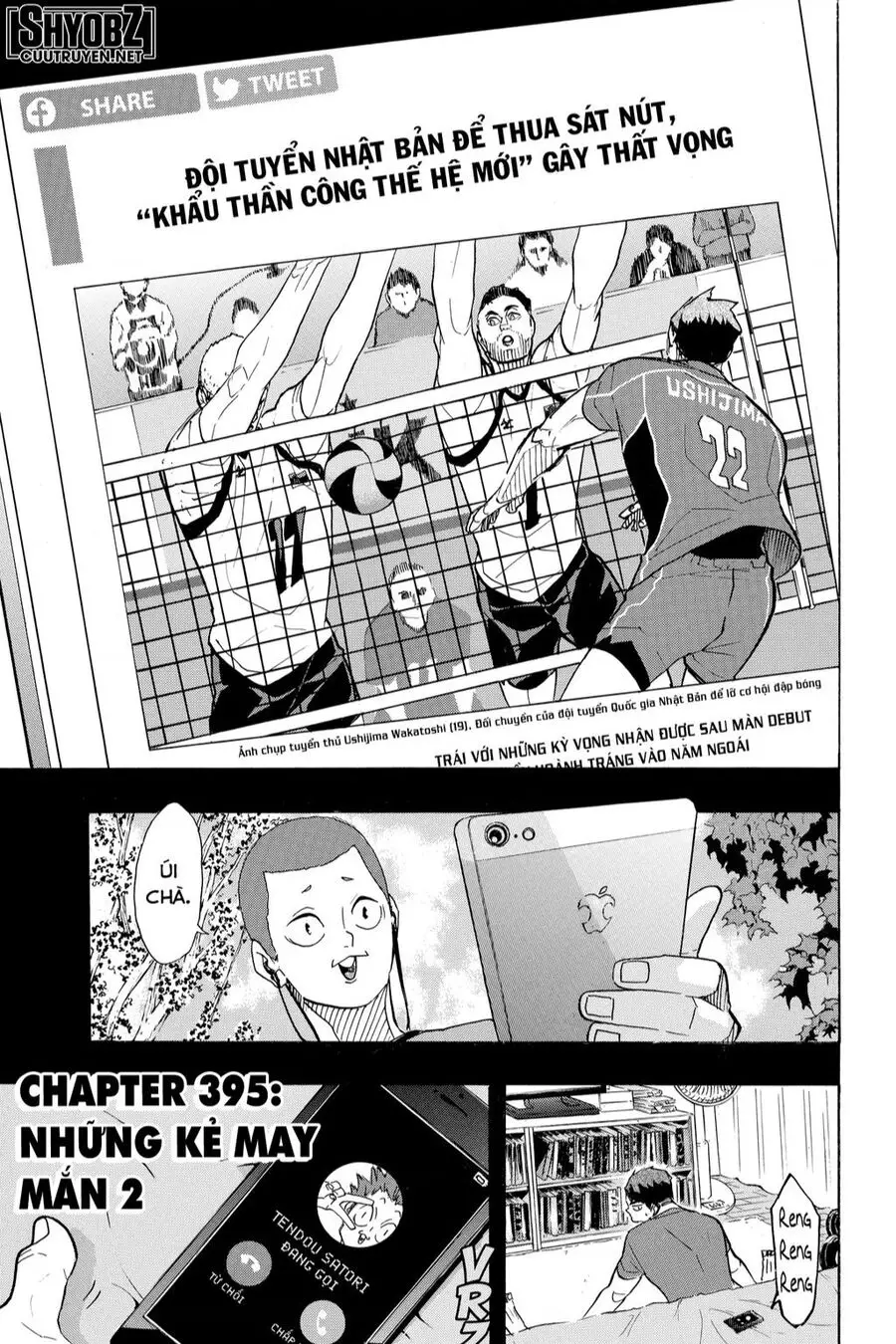 Haikyuu Nettruyen ZZZ Chuong 395 Page 3