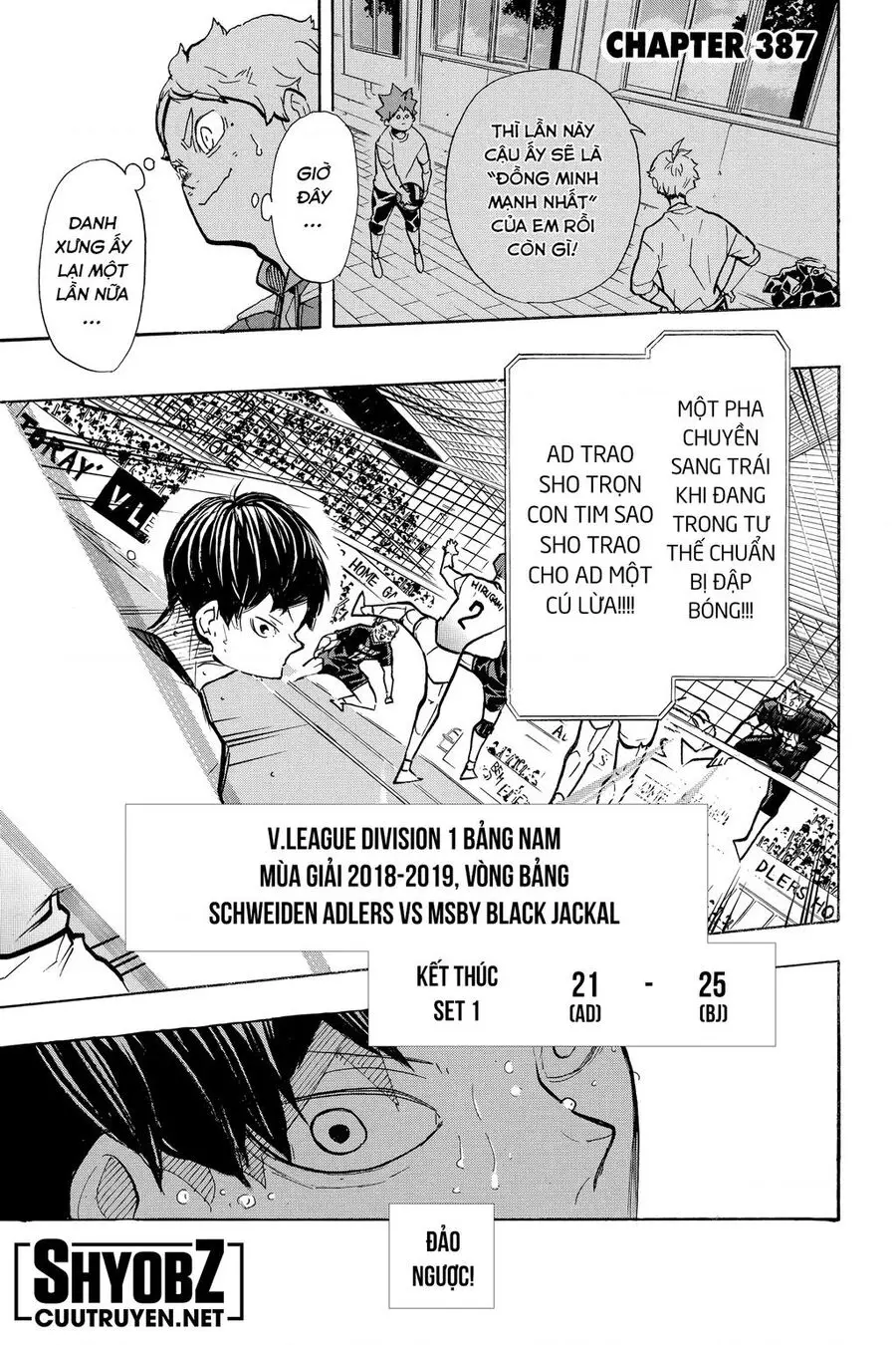 Haikyuu Nettruyen ZZZ Chuong 387 Page 2