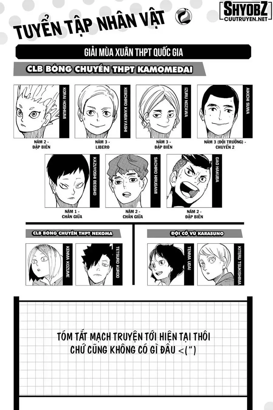 Haikyuu Nettruyen ZZZ Chương 340 Page 7