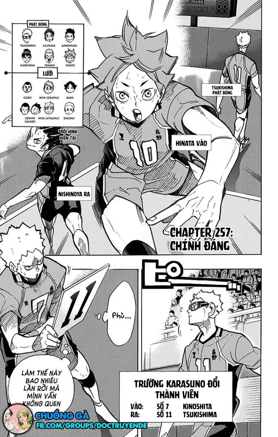 Haikyuu Nettruyen ZZZ Chương 257 Page 2
