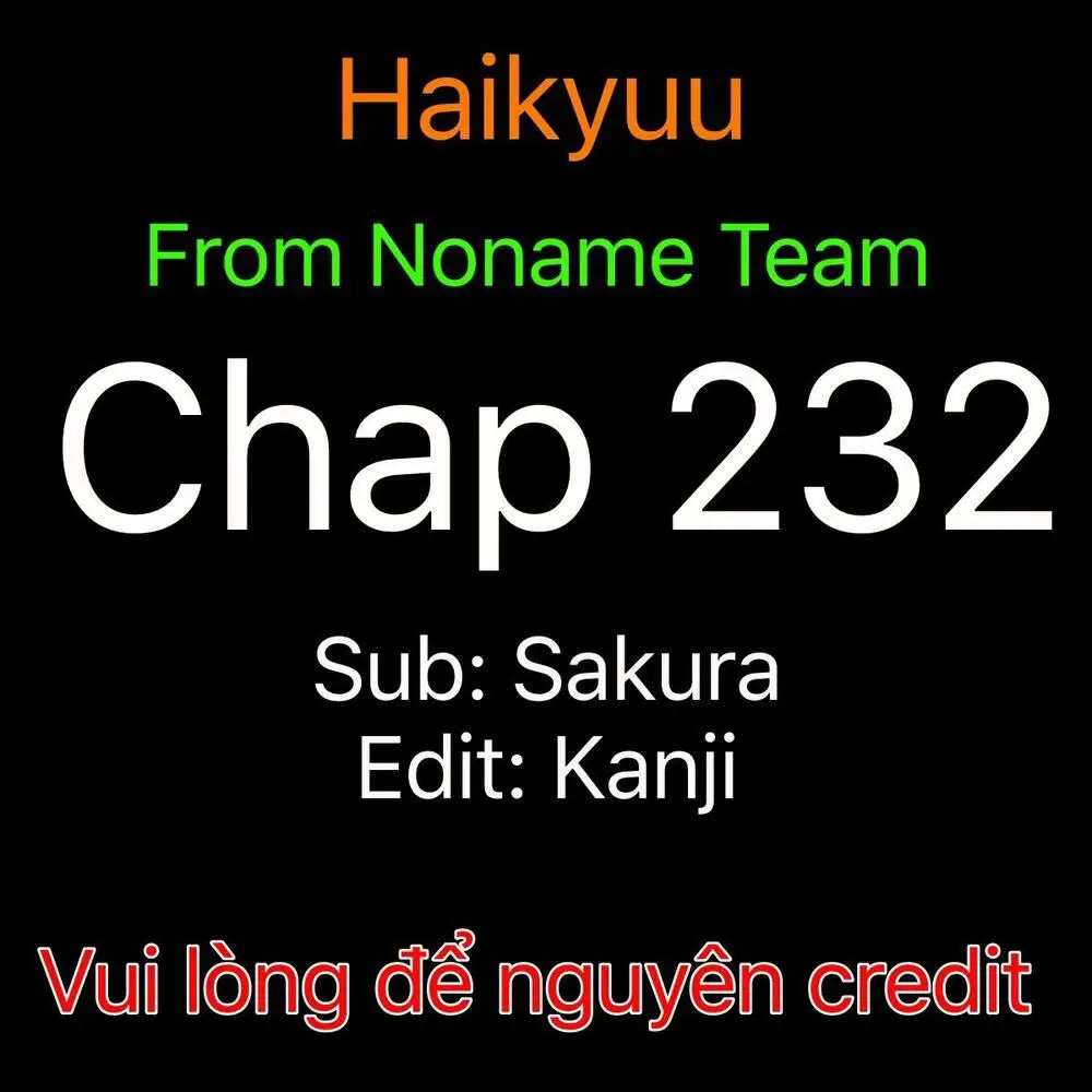 Haikyuu Nettruyen ZZZ Chương 232 Page 1