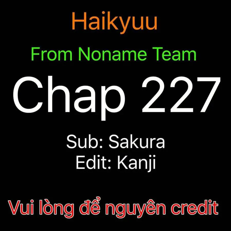 Haikyuu Nettruyen ZZZ Chương 227 Page 1
