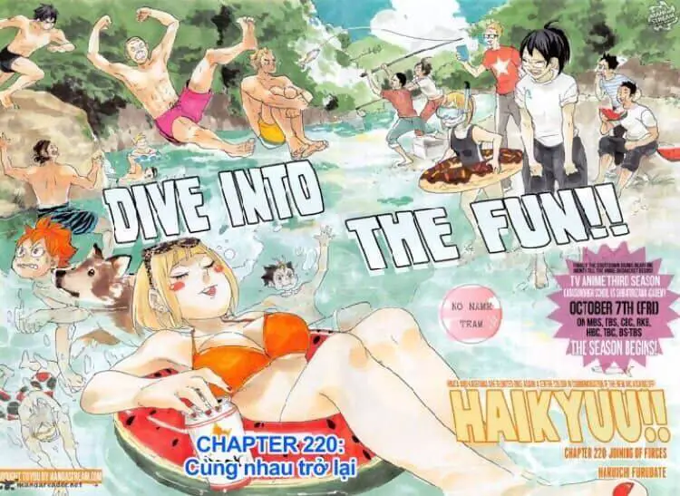 Haikyuu Nettruyen ZZZ Chương 220 Page 3